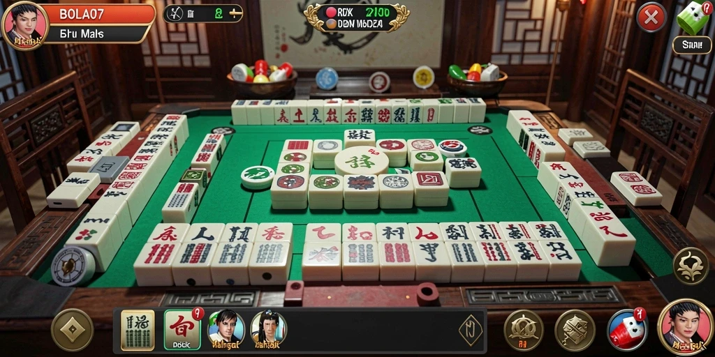 Tampilan gameplay BOLA07 yang menarik dan menantang.