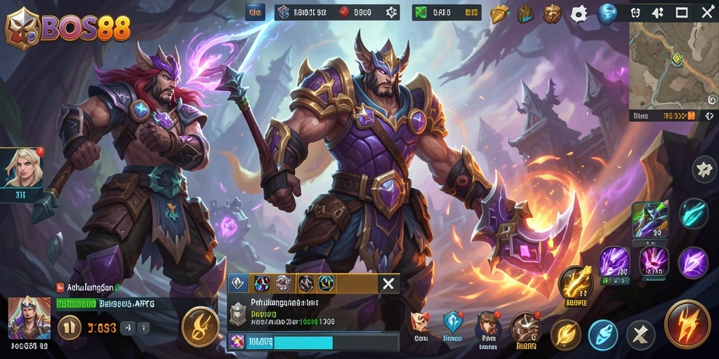 Tangkapan layar gameplay seru dari BOS88 dengan aksi ARPG yang mendebarkan.