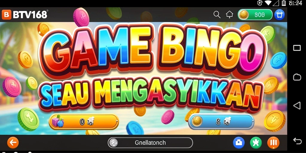 Screenshot gameplay BTV168 menampilkan suasana seru permainan Bingo.