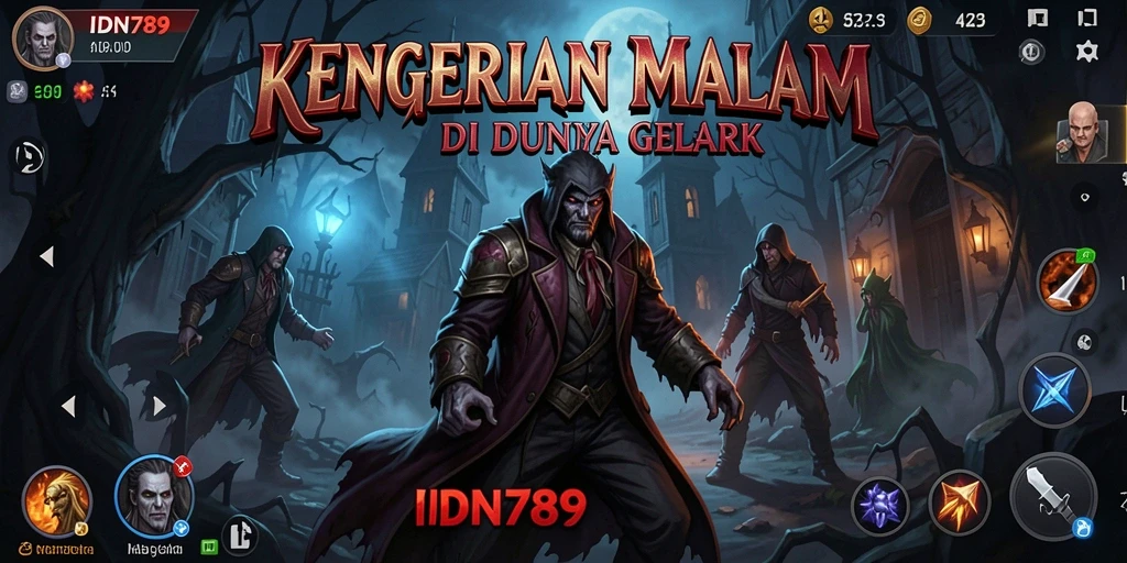 Screenshot menampilkan suasana mencekam dari permainan IDN789.