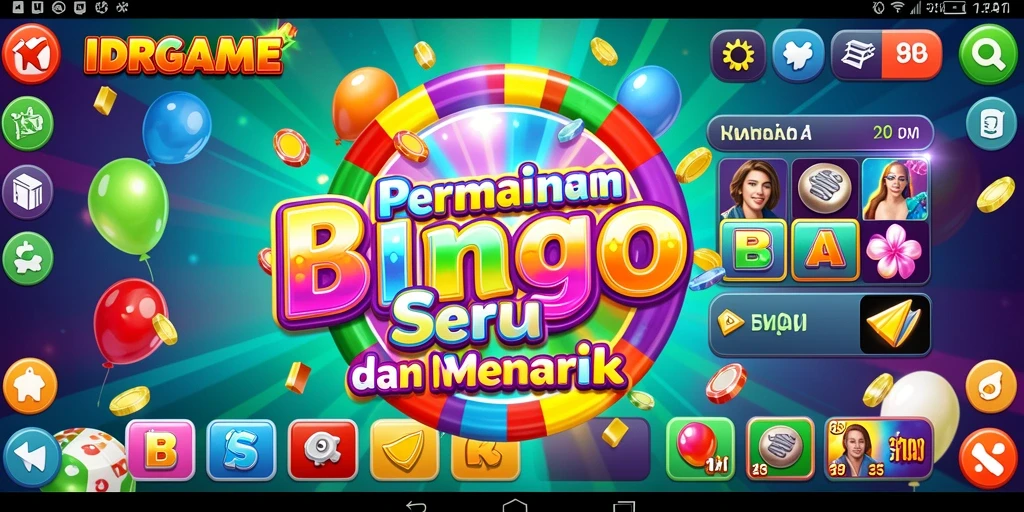 Tampilan menarik gameplay Bingo di IDRGAME.