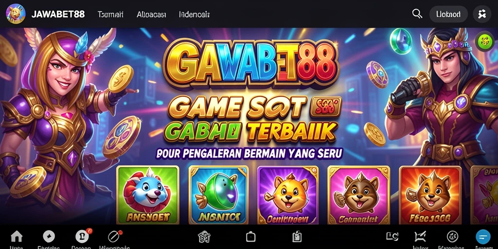 Tampilan gameplay menarik dari JAWABET88 dengan efek visual yang memukau.