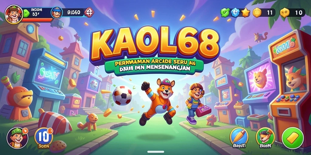 Tampilan gameplay KAOL68 dengan tantangan seru dan grafis menarik.