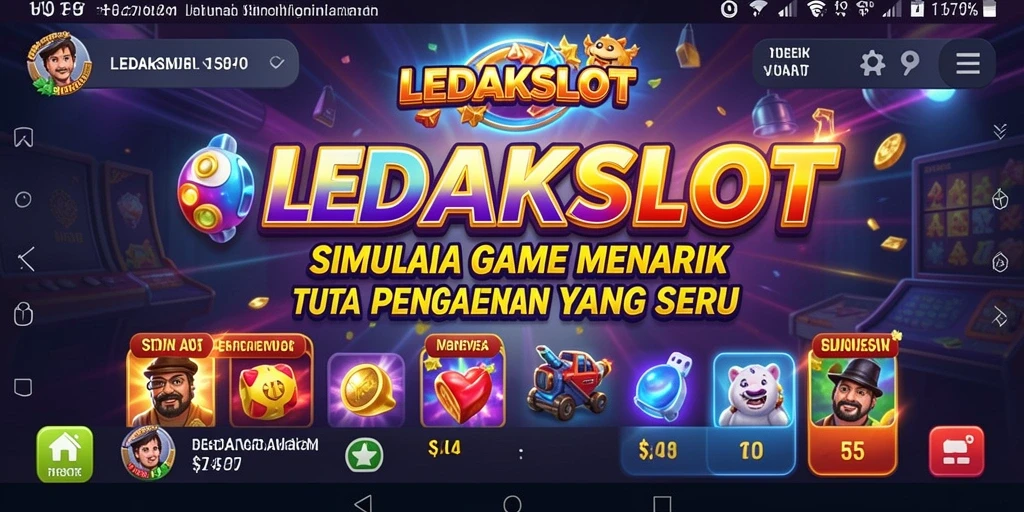 Tampilan menakjubkan dari gameplay interaktif LEDAKSLOT.