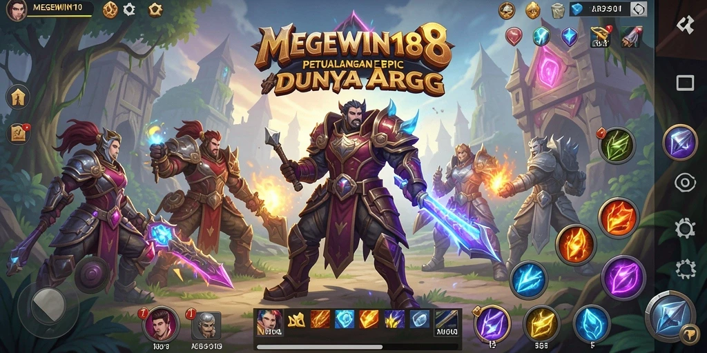 Tangkapan layar menampilkan pertarungan seru dalam game ARPG.