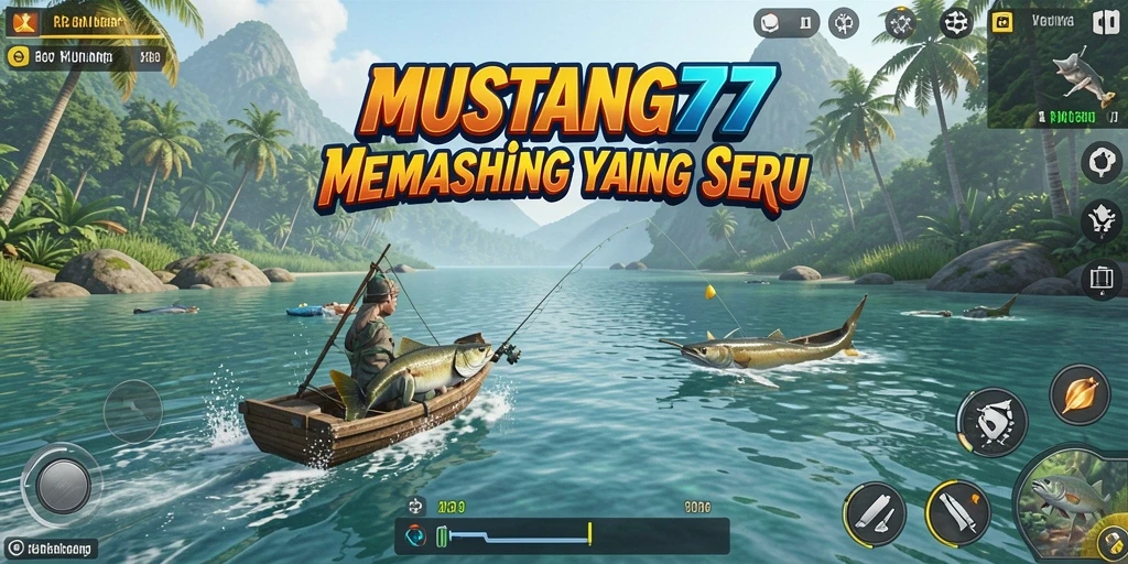Tangkapan ikan besar di MUSTANG77 dengan grafis menawan.