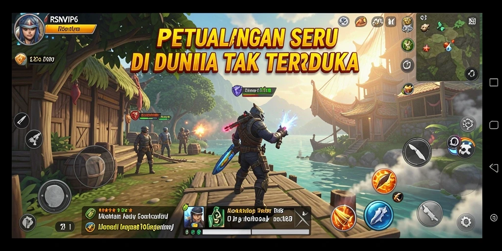 Tampilan gameplay RSNVIP6 yang mengasyikkan dan penuh aksi.