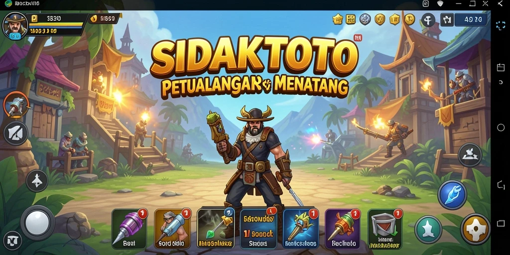 Tampak menegangkan dalam gameplay petualangan SIDAKTOTO.
