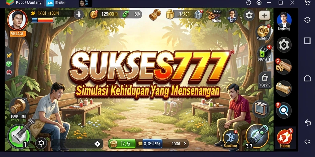 Tampilan gameplay menarik dari SUKSES777 yang penuh warna.